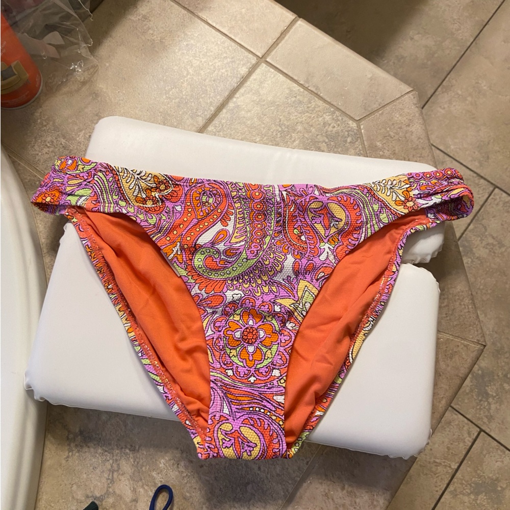 Jessica Simpson multi bikini bottom size L and xl